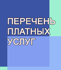 Перечень платных услуг 2024